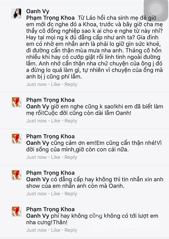 vy oanh, vy oanh thu minh, quản lý cũ của Thu Minh, nữ ca sĩ Vy Oanh, sao Việt