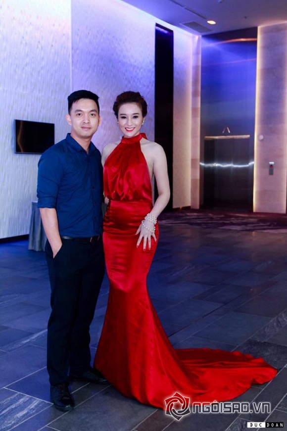 Cherry Đào, Doanh nhân Cherry Đào, cherry dao, Doanh nhân Cherry Đào nổi bật khi diện đầm đỏ, Hoa hậu Doanh nhân thế giới người Việt