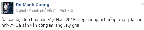 Hoa hậu việt nam 2016,đỗ mỹ linh đăng quang hoa hậu,cư dân mạng phản đối mỹ linh