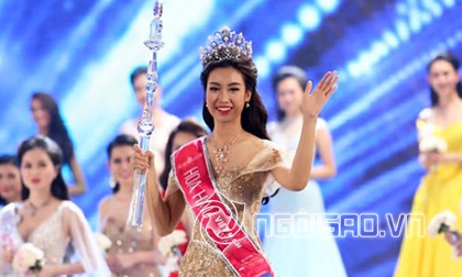 sao Việt,hình ảnh Hoa hậu lúc đăng quang,tân Hoa hậu Việt Nam 2016,Đỗ Mỹ Linh