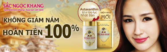 Sắc Ngọc Khang, Trị nám, Trị tang nhang