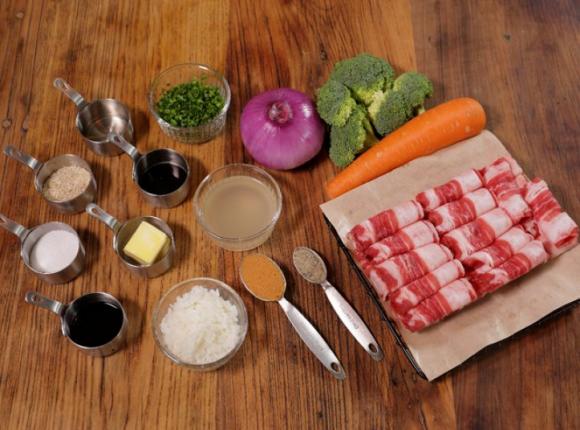 Thịt bò xào rau củ, thịt bò xào rau củ kiểu Nhật, món ăn Nhật Bản, các món ngon từ thịt bò, cách nấu ăn