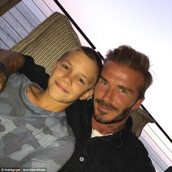  David Beckham, David Beckham và con trai, sinh nhật con trai  David Beckham
