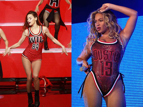 sao Việt,Hồ Ngọc Hà,Beyonce,Hồ Ngọc Hà đạo nhái Beyonce