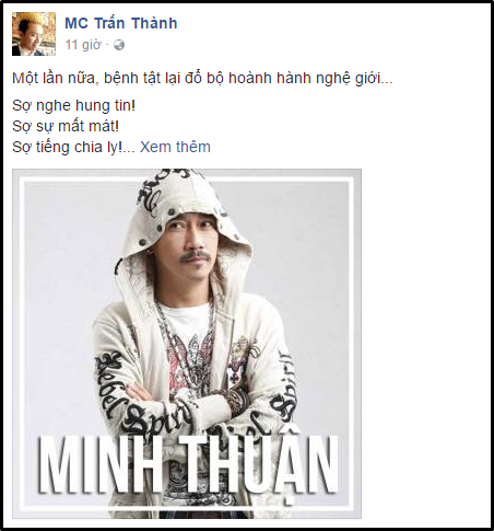 minh thuận, danh hài Trấn Thành, trấn thành minh thuận, sao Việt