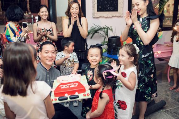 Linh Nga, con gái Linh Nga , chim công làng múa, Linh Nga ly hôn chồng, Linh Nga  tổ chức sinh nhật cho con gái, sao việt 