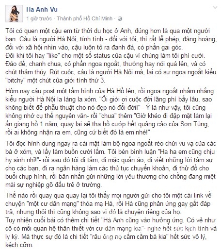 Hà Anh, Hồ Ngọc Hà,Hồ Ngọc Hà phẫu thuật thẩm mỹ