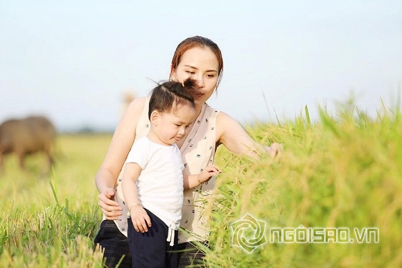 con trai Diễm Hương, Diễm Hương, Diễm Hương và con trai,