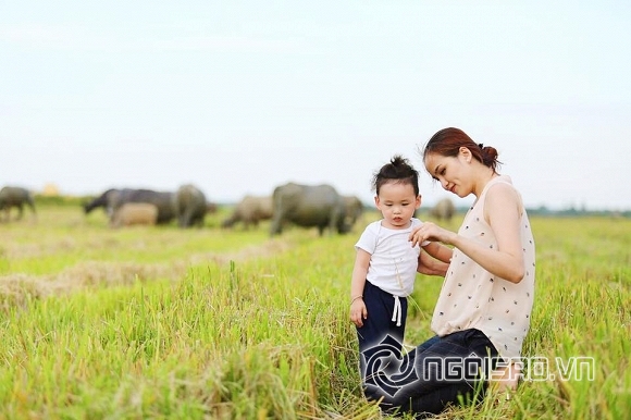 con trai Diễm Hương, Diễm Hương, Diễm Hương và con trai,