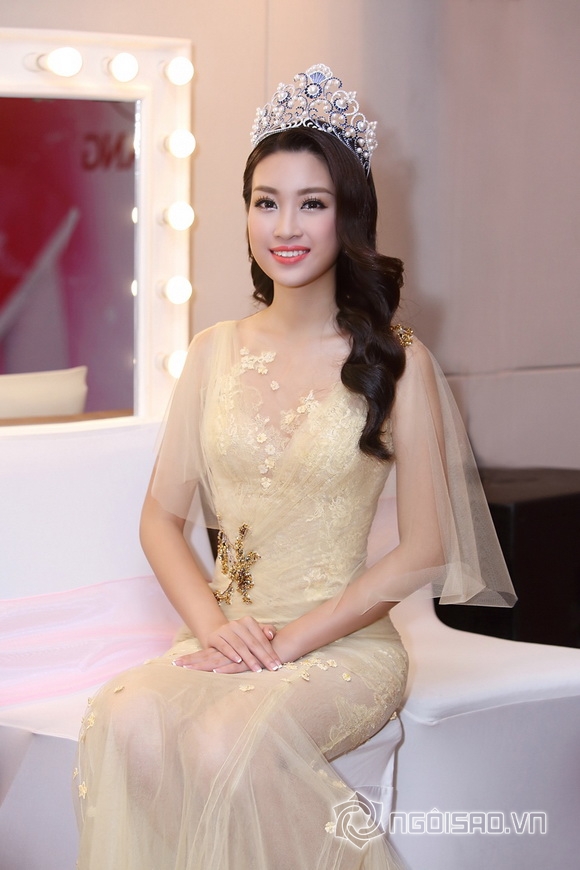 Hoa hậu mỹ linh,hoa hậu việt nam 2016,mỹ linh rạng rỡ