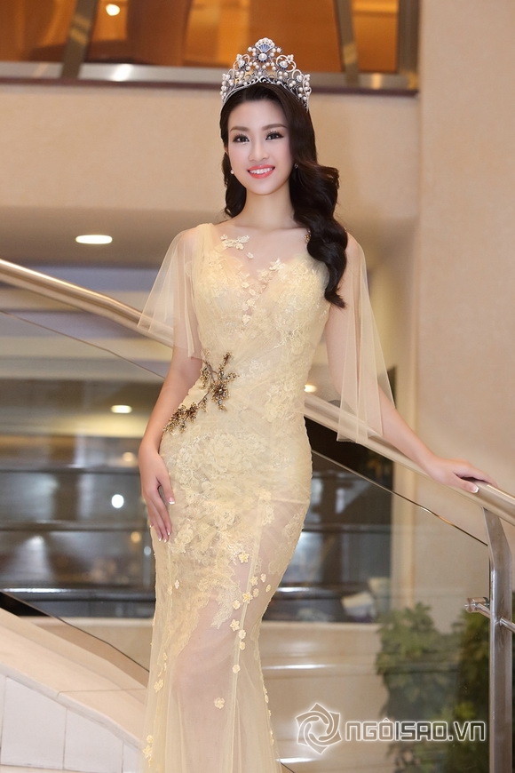 Hoa hậu mỹ linh,hoa hậu việt nam 2016,mỹ linh rạng rỡ