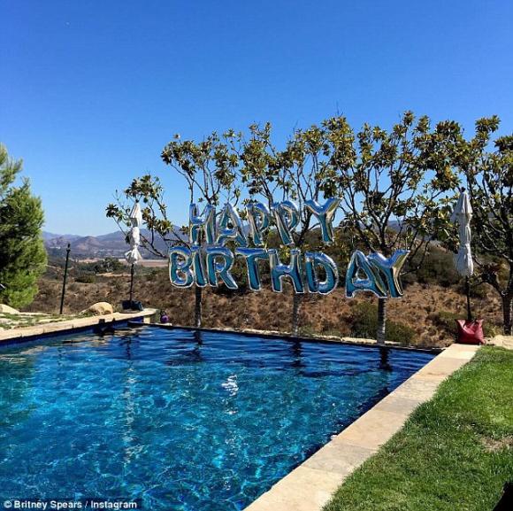 sao Hollywood,Britney Spears,quý tử nhà Britney Spears,Britney Spears tổ chức sinh nhật cho con