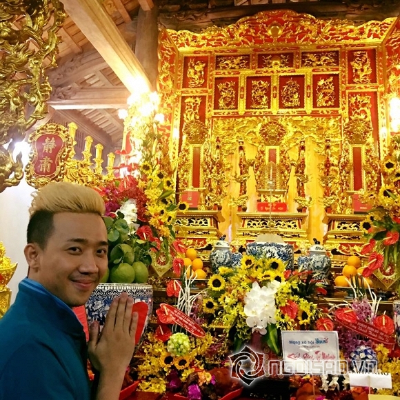 Trấn Thành, Trấn Thành cúng tổ, Trấn Thành mặc lôi thôi khi cúng tổ, Trấn Thành và Hari Won, scadal Trấn Thành, sao việt 