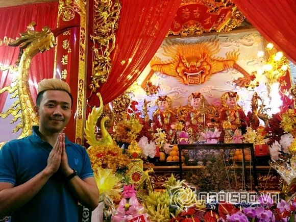 Trấn Thành, Trấn Thành cúng tổ, Trấn Thành mặc lôi thôi khi cúng tổ, Trấn Thành và Hari Won, scadal Trấn Thành, sao việt 