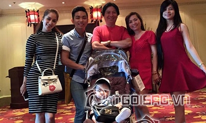 Khánh Thi, Khánh Thi và bố mẹ chồng, Khánh Thi đi ăn với gia đình Phan Hiển, bố mẹ Phan Hiển, sao Việt 