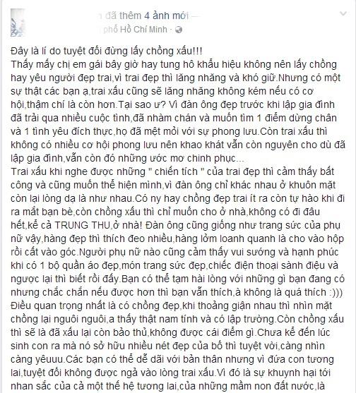 lấy chồng xấu, lý do không nên lấy chồng xấu, chồng xấu, chồng xấu lăng nhăng, chuyện vợ chồng