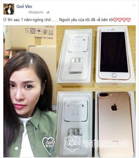 sao Việt sở hữu iphone 7, sao Việt mua iphone 7, iphone 7, sao Việt