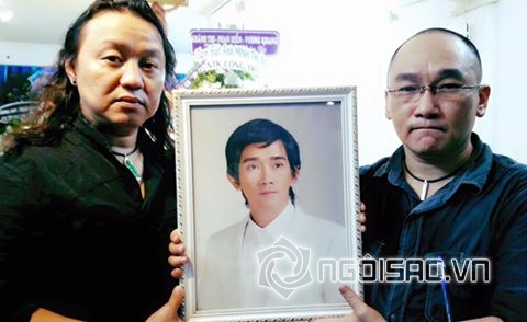 sao việt, đám tang sao Việt, Nhật Hào, Nhật Hào xuất hiện trong đám tang Minh Thuận, đám tang Minh Thuận