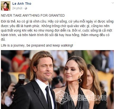 sao việt, sao Việt ly hôn, Angelina Jolie và Brad Pitt, Angelina Jolie và Brad Pitt ly hôn, Phạm Hương, Đỗ Mạnh Cường, 