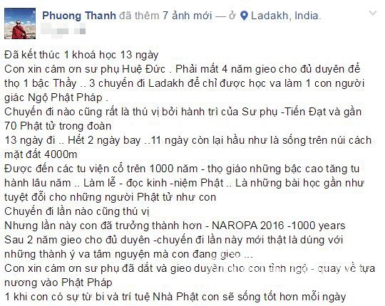 sao việt, sao việt hướng phật, phương thanh, phương thanh và minh thuận, phương thanh và minh thuận, phương thanh bị trách