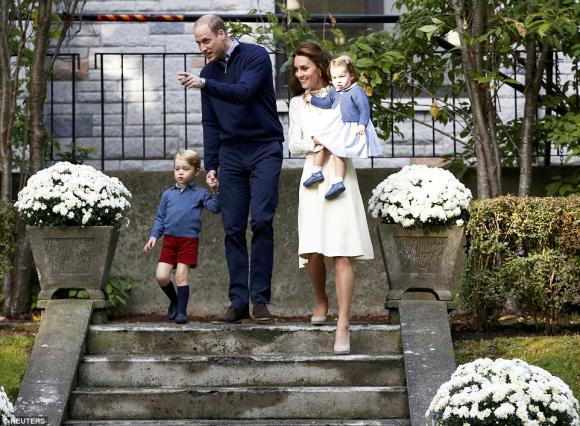 Hoàng tử nhí nước Anh,Công chúa Charlotte,Hoàng tử George,Hoàng tử William,Công nương Kate Middleton