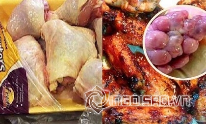 Mục sở thị món canh gà chiên, cánh gà chiên màu xanh, cánh gà chiên,địa chỉ ăn ngon
