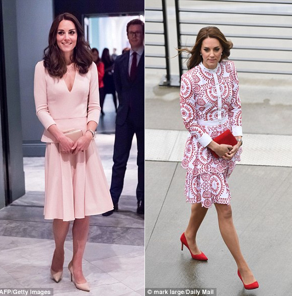 công nương Anh, công nương Anh váy hàng hiệu, Kate Middleton