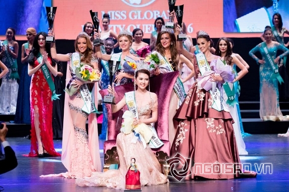 sao việt, hoa hậu việt, ngọc duyên, ngọc duyên đăng quang, ngọc duyên đăng quang Miss Global Beauty Queen 2016,  Miss Global Beauty Queen 2016