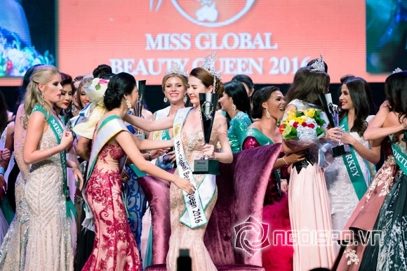 sao việt, hoa hậu việt, ngọc duyên, ngọc duyên đăng quang, ngọc duyên đăng quang Miss Global Beauty Queen 2016,  Miss Global Beauty Queen 2016