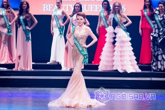 sao việt, hoa hậu việt, ngọc duyên, ngọc duyên đăng quang, ngọc duyên đăng quang Miss Global Beauty Queen 2016,  Miss Global Beauty Queen 2016