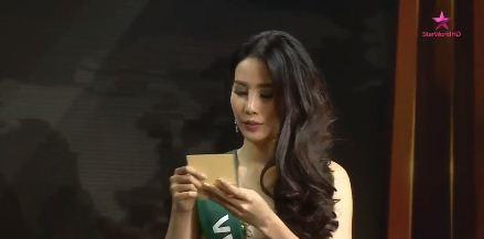 sao việt, hoa hậu, nam em, nam em trượt top 4, nguyên nhân nam em trượt top 4, nam em và thông dịch viên dở tệ