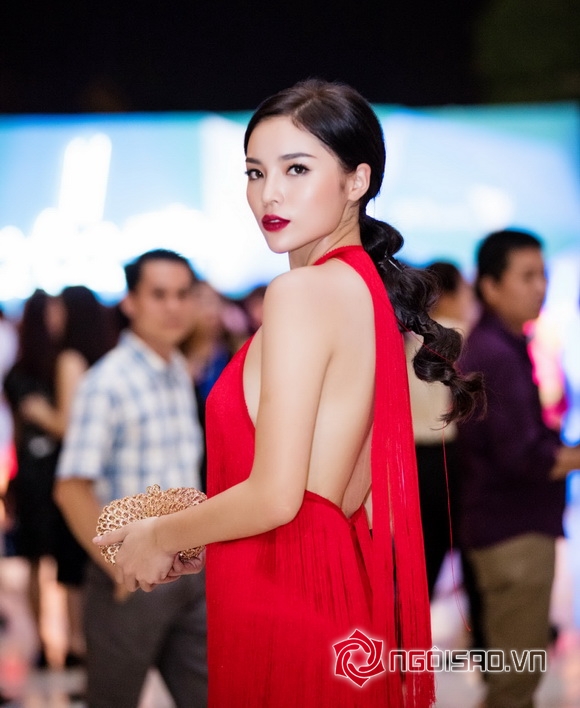 Hoa hậu kỳ duyên,hoa hậu việt nam 2014,kỳ duyên khoe lưng trần
