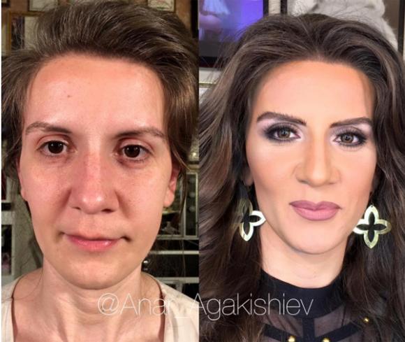 Anar Agakishiev, trang điểm , make up , làm đẹp, già hóa trẻ, Anar Agakishiev, mẹo trang điểm