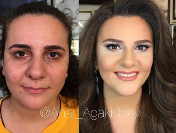 Anar Agakishiev, trang điểm , make up , làm đẹp, già hóa trẻ, Anar Agakishiev, mẹo trang điểm