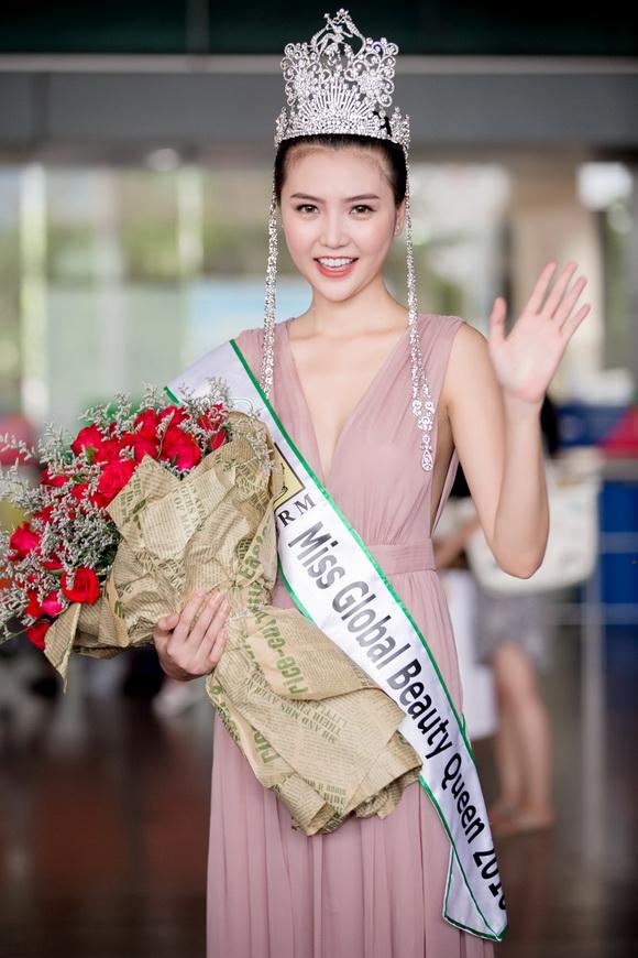Hoa hậu ngọc duyên,Miss Global Beauty Queen 2016,ngọc duyên về nước