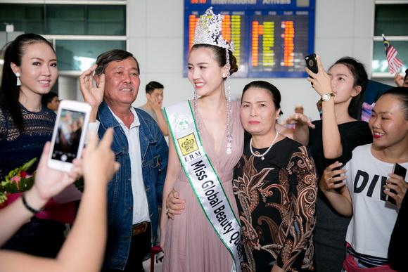 Hoa hậu ngọc duyên,Miss Global Beauty Queen 2016,ngọc duyên về nước