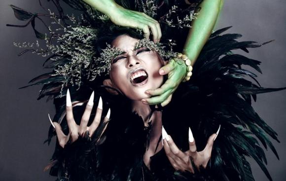 sao việt, ảnh mới phan hiển, phan hiển trong lễ hallowen, phan hiển rùng rợn