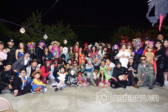 sao việt, sao việt hóa trang Halloween, Halloween, hóa trang Halloween, đức tiến, tăng thanh hà Halloween 