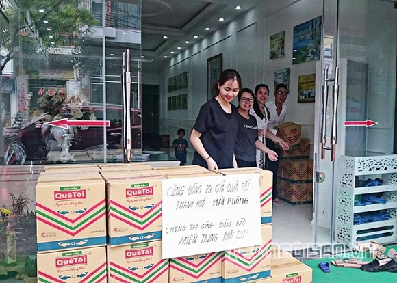 Á hậu Thanh Hải và cộng đồng giá quá tốt Hải Phòng hướng về miền Trung 0 Á hậu Thanh Hải, Học viện thẩm mỹ quốc tế Thanh Hải, Doanh nhân Thanh Hải, Á hậu Doanh nhân Thanh Hải