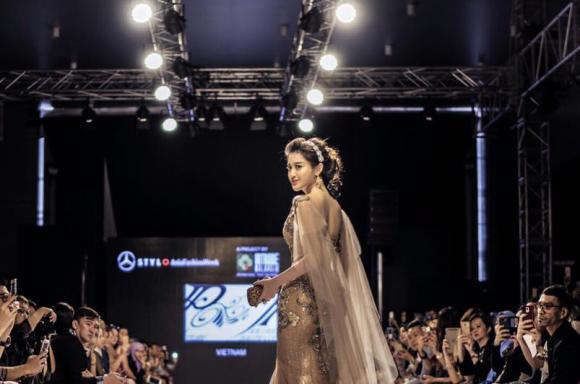 sao việt, hoa hậu việt, á hậu, huyền my, á hậu huyền my, huyền my Malaysia International Fashion Week, Malaysia International Fashion Week