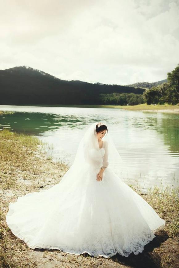 Khánh Hiền, ảnh cưới của Khánh Hiền, đám cưới của Khánh Hiền, Khánh Hiền và ông xã