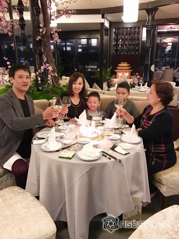 Lã Thanh Huyền, sinh nhật Lã Thanh Huyền, Lã Thanh Huyền và chồng, Lã Thanh Huyền và con trai