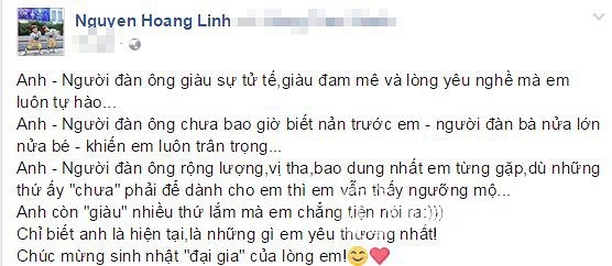 sao việt, nguyễn hoàng linh, mc nguyễn hoàng linh, nguyễn hoàng linh ly hôn, người yêu mới nguyễn hoàng linh 