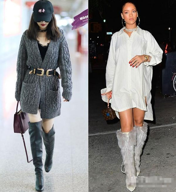 Dương Mịch, Rihanna, phong cách thời trang của Dương Mịch