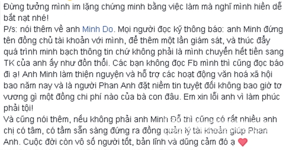 Mc phan anh,phan anh bức xúc,phan anh làm từ thiện