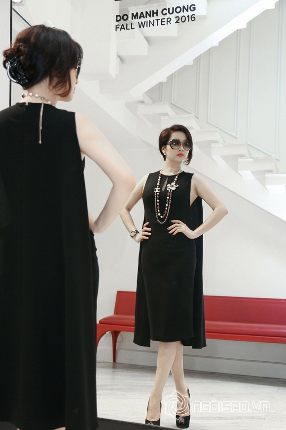 giáng my, hoa hậu đền Hùng, show thu đông 2016 của đỗ mạnh cường, do manh cuong, The Little Black Dress