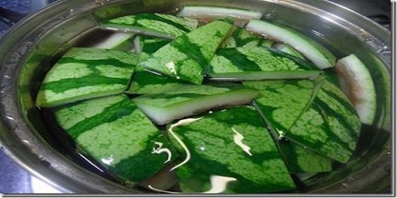 vỏ dưa hấu, tác dụng của vỏ dưa hấu, đừng nên vứt vỏ dưa hấu