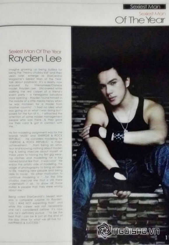 Ca sĩ Raydeen Lee, Hotboy Rayden Lee, Lý Uy Đạt, Rayden Lee, ca sĩ Việt