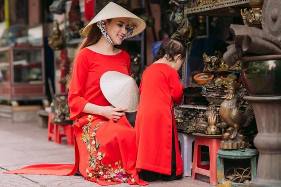 Trang Nhung, mẹ con Trang Nhung , Trang Nhung và con