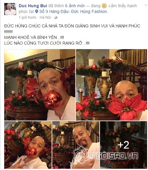 Giáng sinh 2016, sao Việt, sao Việt chúc mừng Giáng sinh